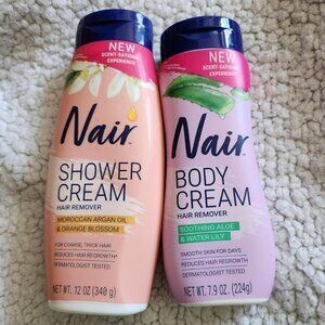 NAIR Hair Removal Cream 2 Item Bundle NWT